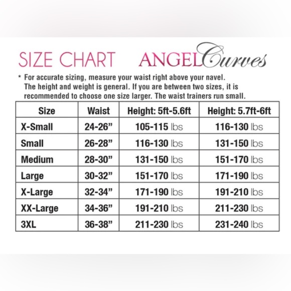 Angel Curves Extreme Waist Trainer 3 Hook Black - Picture 5 of 5